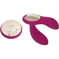 LELO HUGO Male Prostate Massager- Deep Rose- Remote Controlled Vibrating Prostate Massager Toy for Men